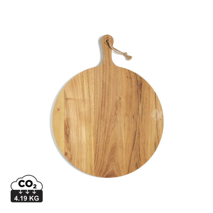 Buscot Collection Teak Round Serving Board FSC Certified - hospitality