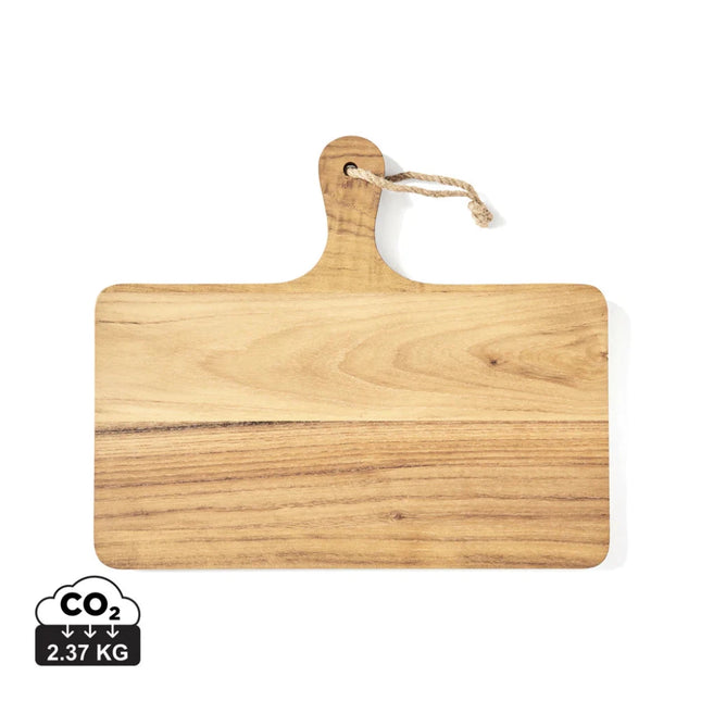 Buscot FSC Teak Horizontal Serving Board With Handle - hospitality