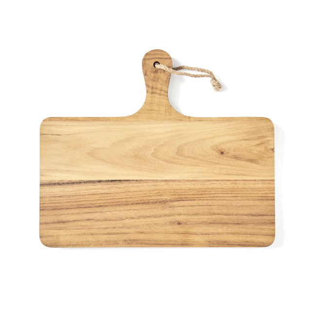Buscot FSC Teak Horizontal Serving Board With Handle - hospitality