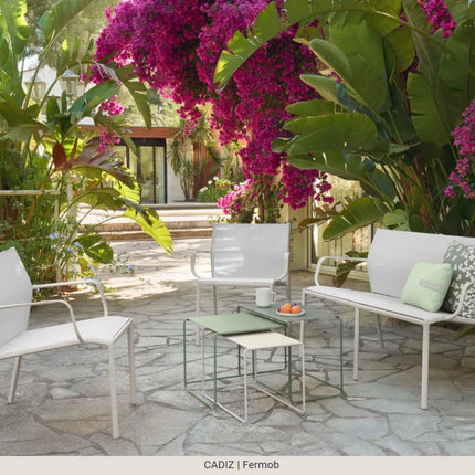 Cadiz 2-Seater Bench OTF - hospitality