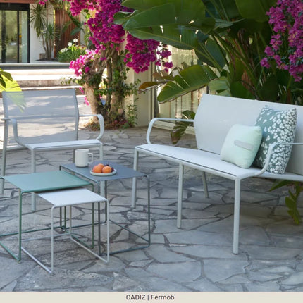 Cadiz 2-Seater Bench OTF - hospitality