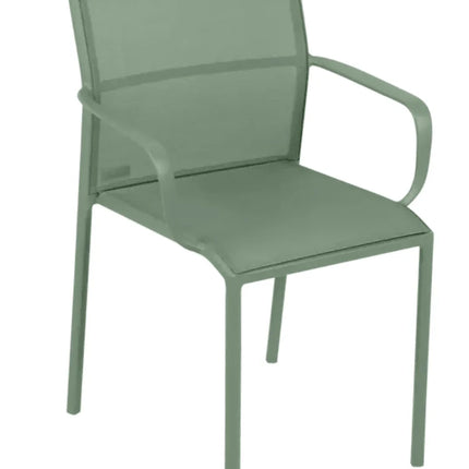 Fermob Cadiz outdoor armchair with aluminum frame and technical fabric