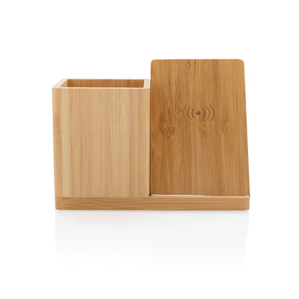 Calgary bamboo 10W wireless charger - hospitality