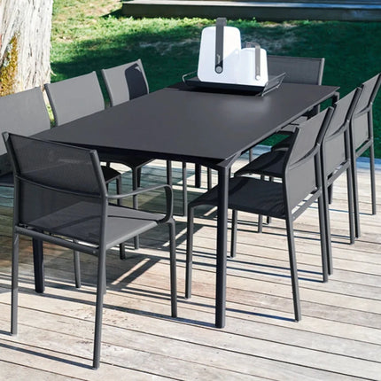 CALVI Rectangular Dining Table 195 x 95 cm Eight Seater - hospitality