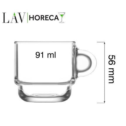 Cambridge espresso cup, 91ml, LAV - hospitality