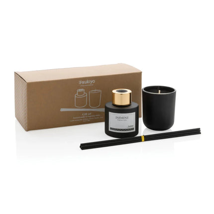 Candle and fragrance sticks gift set - hospitality