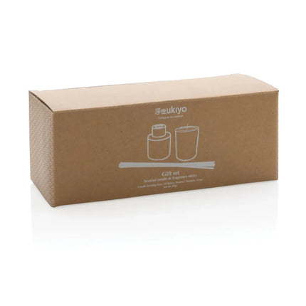Candle and fragrance sticks gift set - hospitality