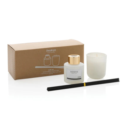 Candle and fragrance sticks gift set - hospitality