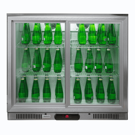 CANDOUR bar cooler 188L with sliding door, 900x520x(H)835mm - hospitality