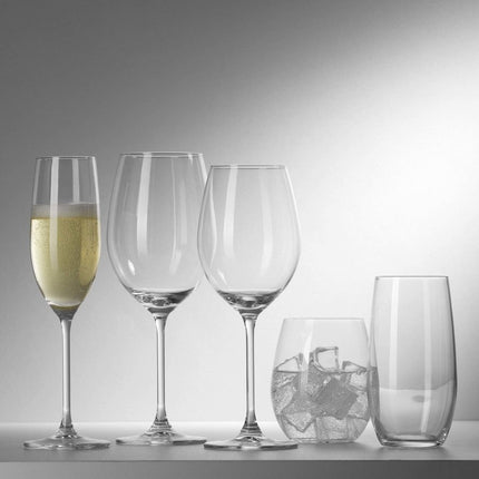 Cantare Highball Glass 360ml Elegant Thin Stem With Durable Construction And Laser Cut Edge For Enhanced Experience - hospitality