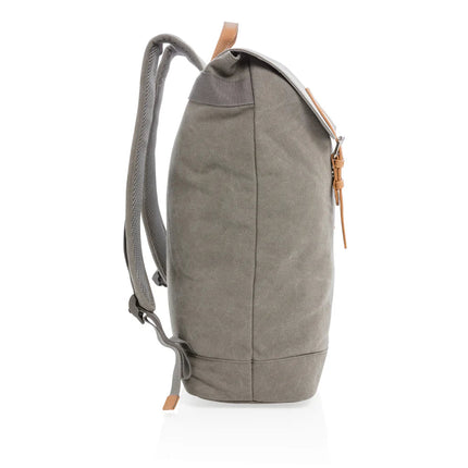 Canvas laptop backpack PVC free - hospitality