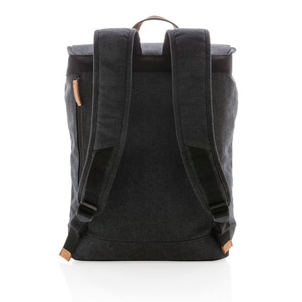 Canvas laptop backpack PVC free - hospitality