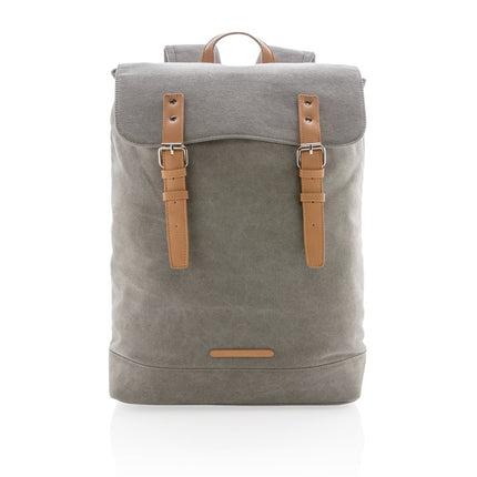 Canvas laptop backpack PVC free - hospitality