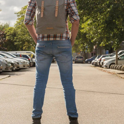 Canvas laptop backpack PVC free - hospitality