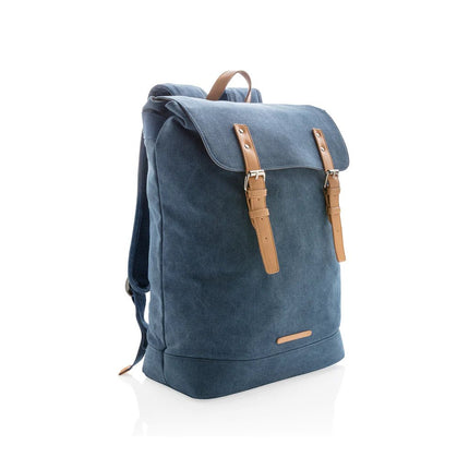 Canvas laptop backpack PVC free - hospitality