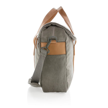 Canvas laptop bag PVC free - hospitality