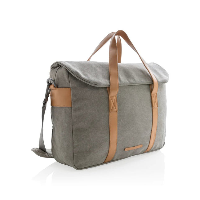 Canvas laptop bag PVC free - hospitality