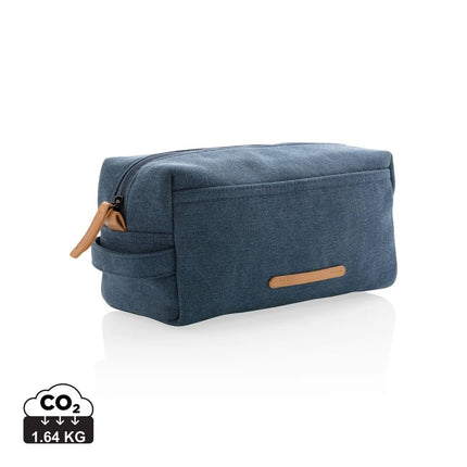 Canvas toiletry bag PVC free - hospitality