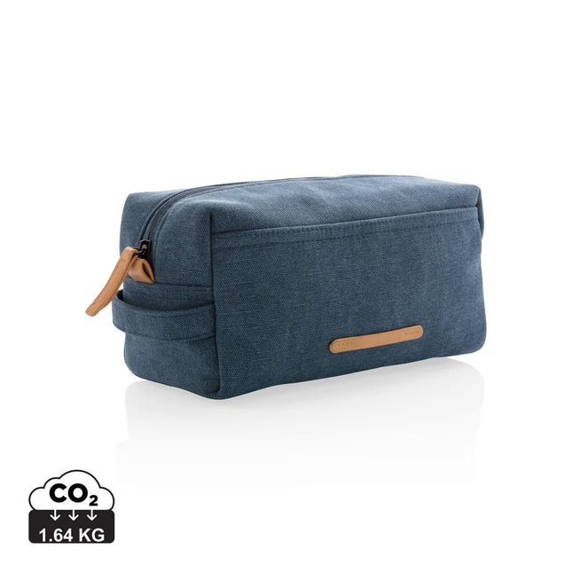 Canvas toiletry bag PVC free - hospitality