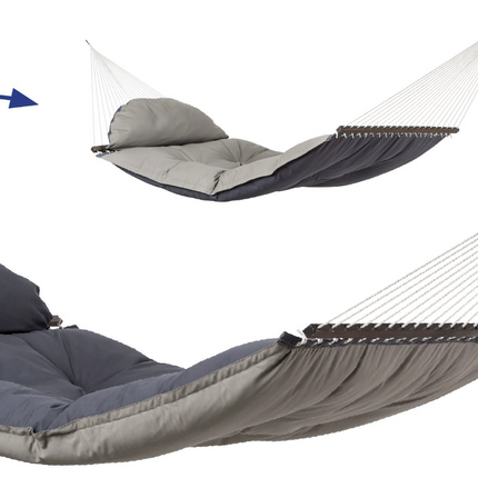 XXL Padded Double Hammock & Olymp Wooden Stand Set – photo 9