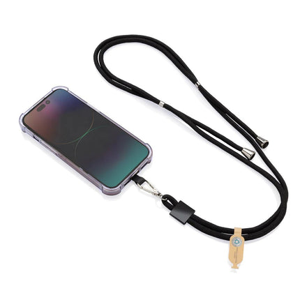 CarryLoop RCS recycled PET adjustable phone holder lanyard - hospitality