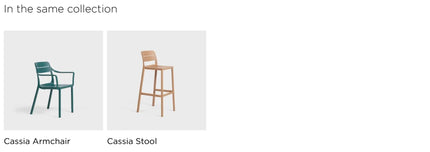 Cassia Bistrot Nardi Stackabke Chair - hospitality