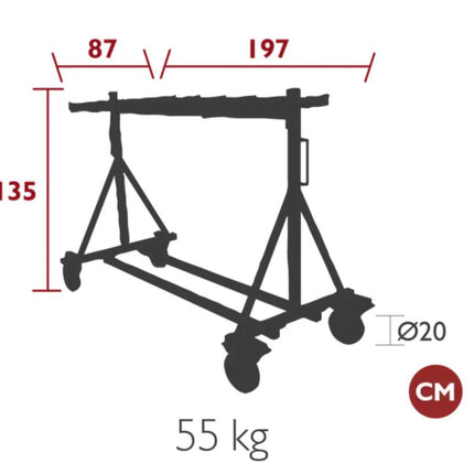 CH Chariots Chair Trolley Foldable Chair - hospitality