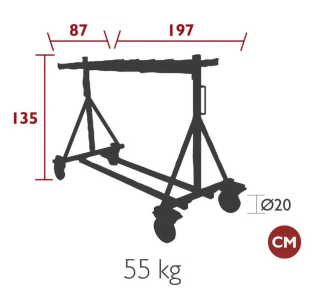 CH Chariots Chair Trolley Foldable Chair - hospitality