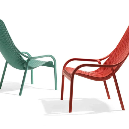 Nardi Net Lounge – perforated outdoor lounge chair for terrace and garden relaxation