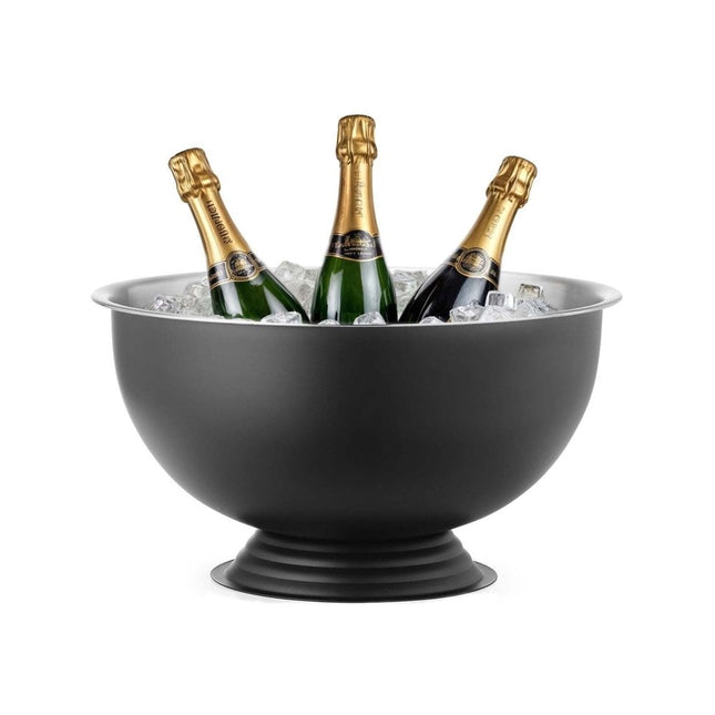 Champagne bowl black, 13 L - hospitality