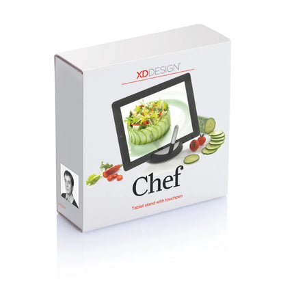 Chef tablet stand with touchpen - hospitality