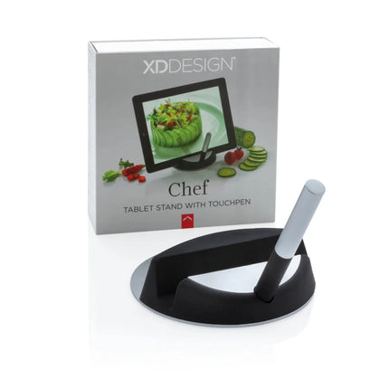 Chef tablet stand with touchpen - hospitality