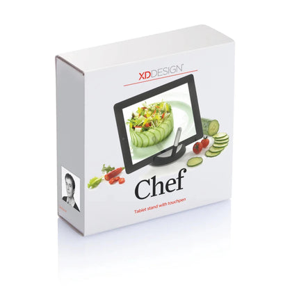 Chef tablet stand with touchpen - hospitality