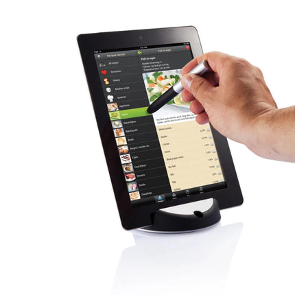 Chef tablet stand with touchpen - hospitality