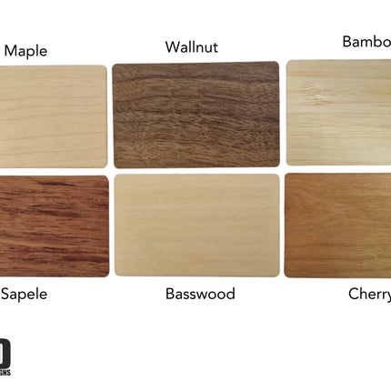 Cherry Wooden Hotel Key Card - hospitality