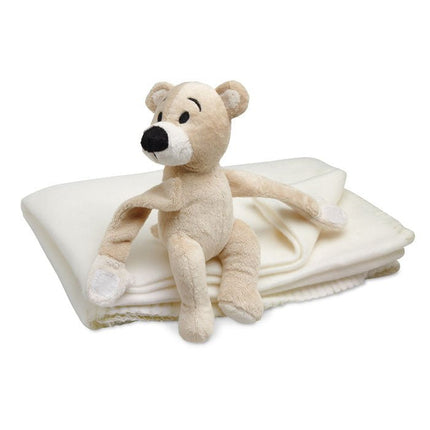 Children's Fleece Blanket with Teddy Bear – 120 × 80 cm - CWDH