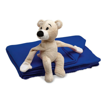 Children's Fleece Blanket with Teddy Bear – 120 × 80 cm - CWDH