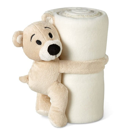 Children's Fleece Blanket with Teddy Bear – 120 × 80 cm - CWDH