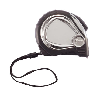 Chrome plated auto stop tape measure - hospitality