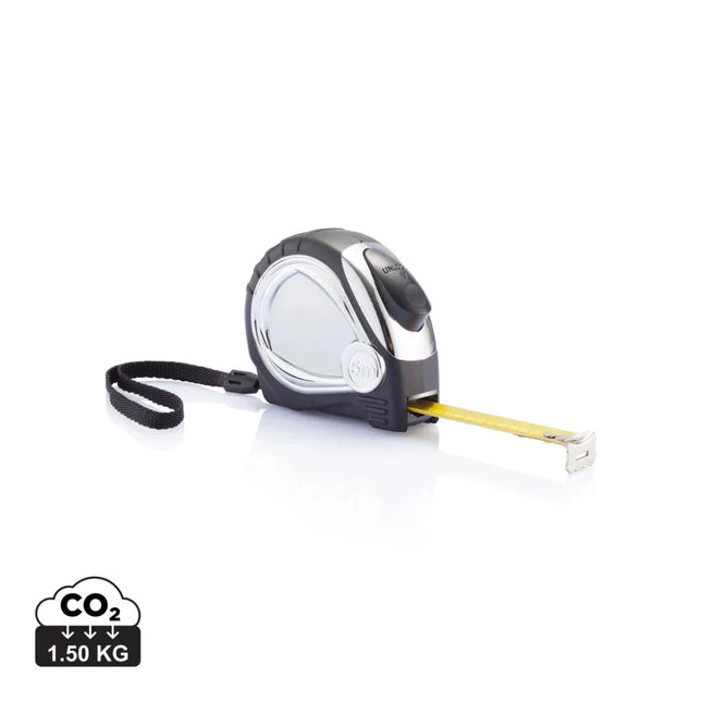 Chrome plated auto stop tape measure - hospitality