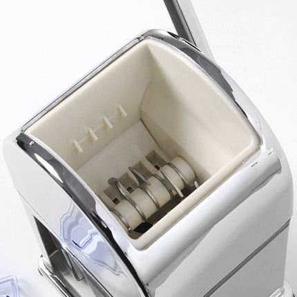 Chrome plated Zinc Alloy Ice Crusher w/ Plastic Container and Scoop, 140x160x(h)270mm - hospitality