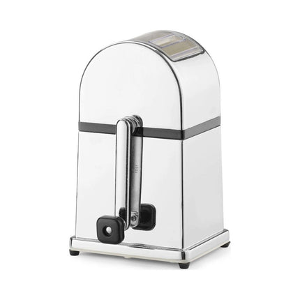 Chrome plated Zinc Alloy Ice Crusher w/ Plastic Container and Scoop, 140x160x(h)270mm - hospitality