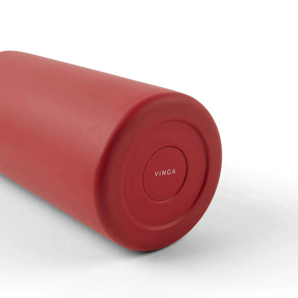 Ciro RCS Collection Recycled Stainless Steel Vacuum Bottle 580ml With Acacia Wood Lid And Metal Loop - hospitality