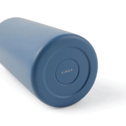 Ciro RCS Collection Recycled Stainless Steel Vacuum Bottle 580ml With Acacia Wood Lid And Metal Loop - hospitality