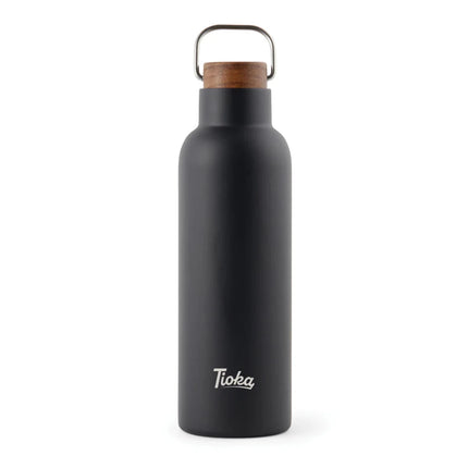 Ciro RCS Collection Recycled Vacuum Bottle Acacia Wood Lid - hospitality