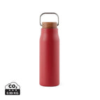 Recycled Stainless steel,Wood / red / 18.6 x ø 6 cm