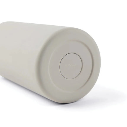 Ciro RCS Recycled Vacuum Bottle 300ml With Acacia Wood Lid RCS Collection Hand Finished Details - hospitality