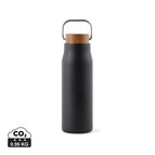 Recycled Stainless steel,Wood / black / 18.6 x ø 6 cm