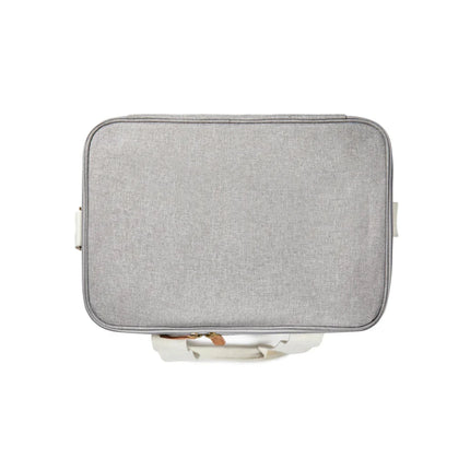 City Cooler Collection Insulated Picnic Bag With Fine Leather Trim And Two Tone Fabric - hospitality