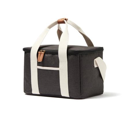 City Cooler Collection Insulated Picnic Bag With Fine Leather Trim And Two Tone Fabric - hospitality